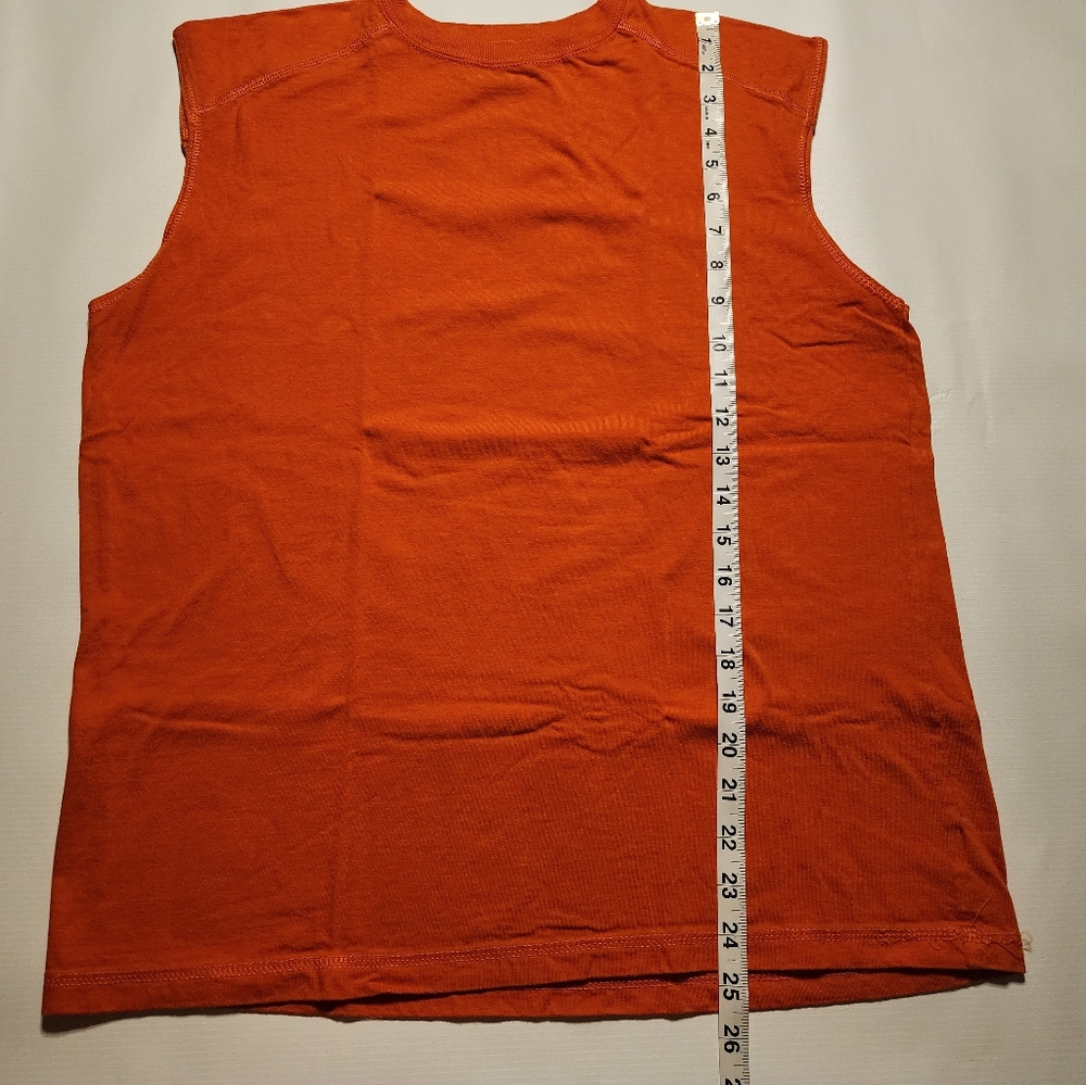 Arizona Tank Top Women's XL Orange Vintage Wear Round Neck Sleeveless Shirt - Picture 3 of 10